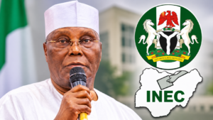 Atiku Abubakar and INEC Election Graphic