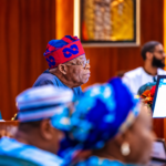 Elderly Official in Nigerian Cabinet Meeting