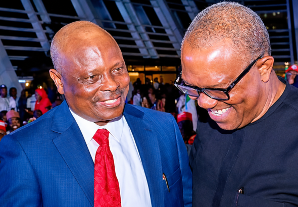 Warm Laughter at a Night Reception