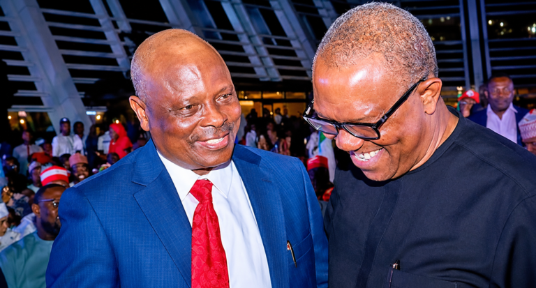 Warm Laughter at a Night Reception